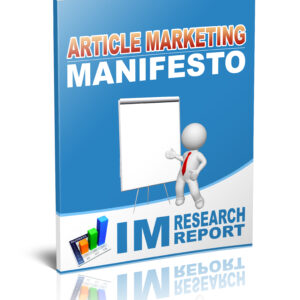 ARTICLE MARKETING MANIFESTO